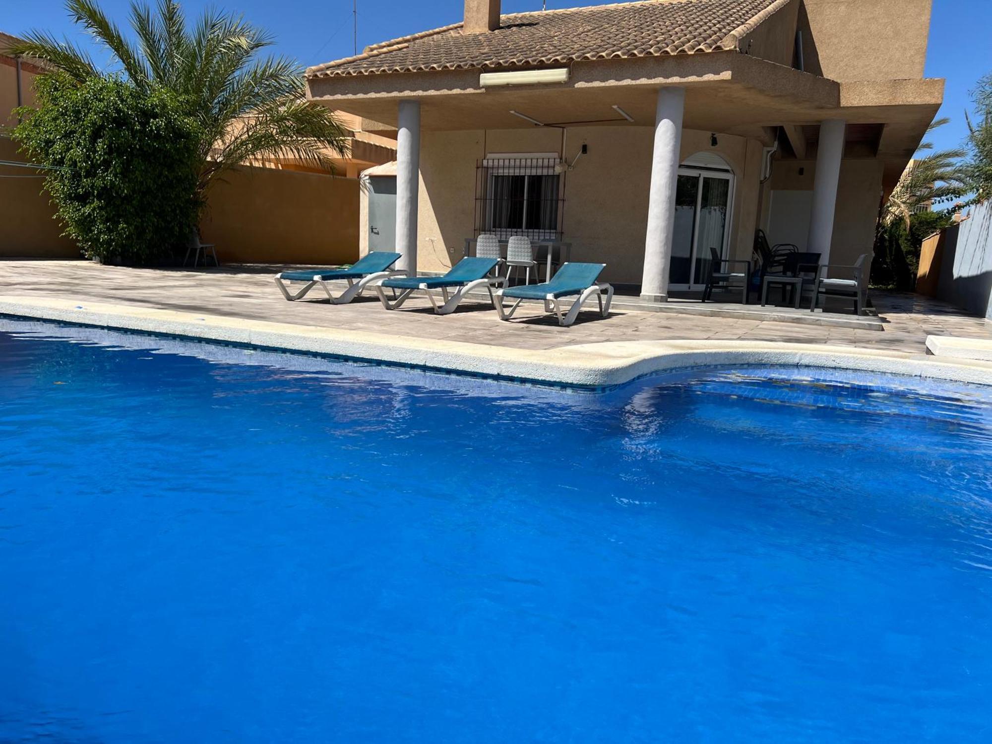 Chalet Con Piscina A 100M De La Playa La Manga ภายนอก รูปภาพ